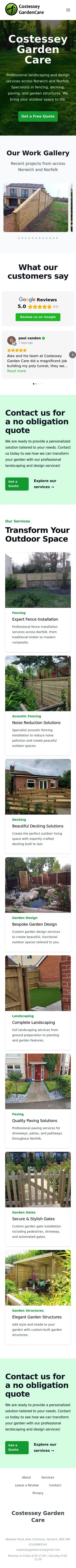 Costessey Garden Care mobile screenshot